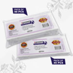 Pack of 45 and 90 Hair Remover Wax Strips | Premium Quality Non Woven Hair Removal Depilatory Paper