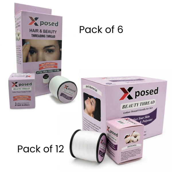 Xposed Medical Grade Beauty Thread (Anti-Bacterial Threading Thread)